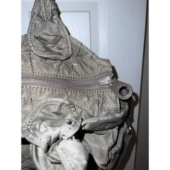 MARC BY MARC JACOBS Workwear Tote Quilted Gray Nylon Pretty Eliza Diaper Bag - Picture 15 of 16